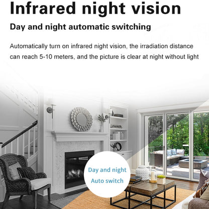 AS02 Home Security Infrared Night Vision Wireless Voice Intercom Small Camera by bashfashion