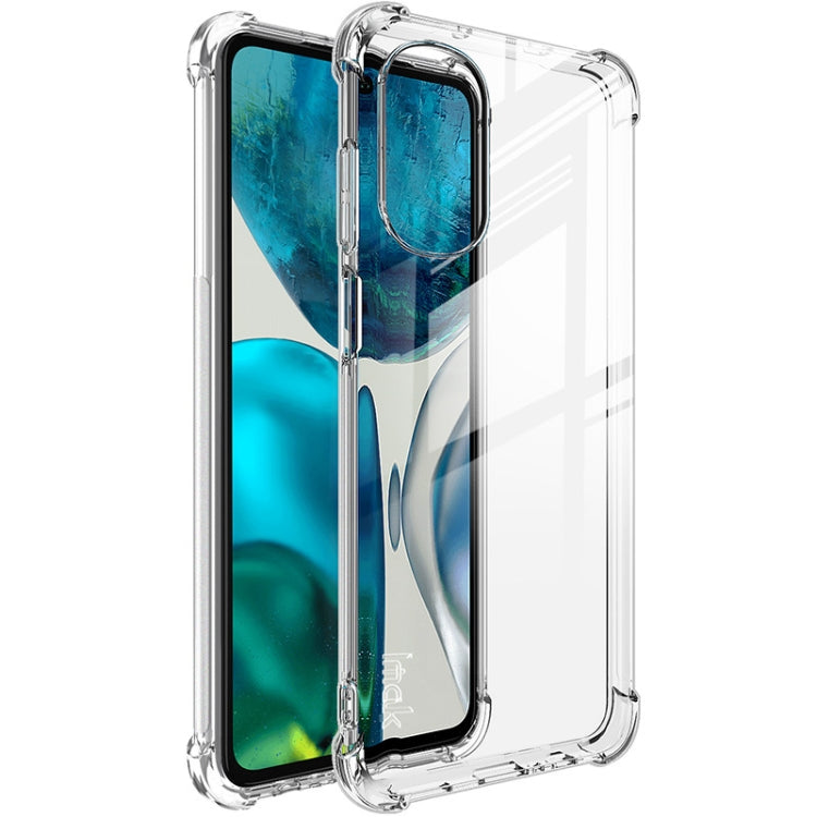 For Motorolo Moto G52 4G / G82 5G IMAK All-inclusive Shockproof Airbag TPU Case with Screen Protector (Transparent) by imak