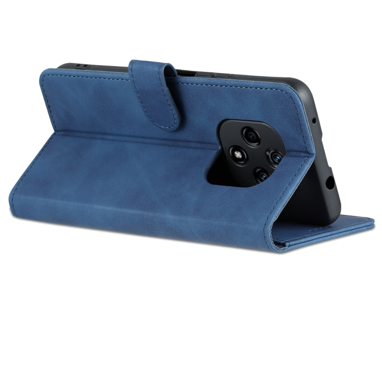 For Huawei Nova 9Z/Enjoy 50 Plus AZNS Skin Feel Calf Texture Flip Leather Phone Case(Blue) by AZNS