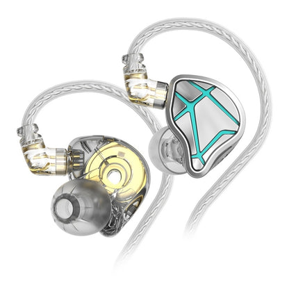 KZ-ESX 12MM Dynamic Subwoofer Sports In-Ear HIFI Headphones,Length: 1.2m(Without Microphone) by KZ