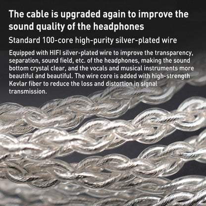 KZ-ZST X 1.25m Ring Iron Hybrid Driver In-Ear Noise Cancelling Earphone, Style:Without Microphone(Colorful) by KZ