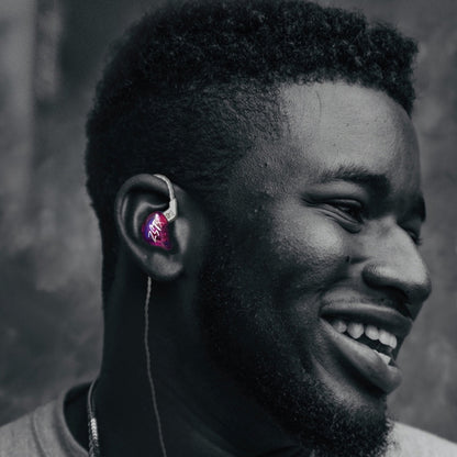 KZ-ZST X 1.25m Ring Iron Hybrid Driver In-Ear Noise Cancelling Earphone, Style:Without Microphone(Hyun Cyan) by KZ