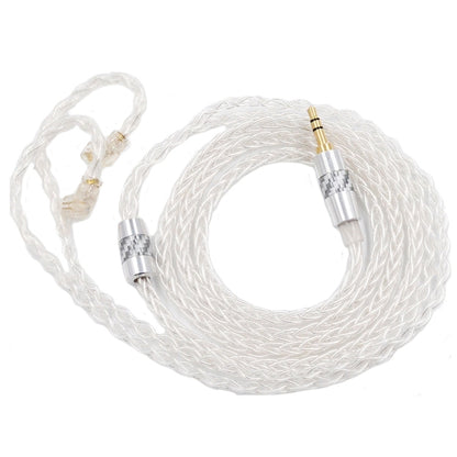 KZ OFC 0.75mm Standard Pin High-Purity Silver-Plated 152 Pin Headphone Upgrade Cable,Length: 1.2m For ZS10PRO(Section C) by KZ