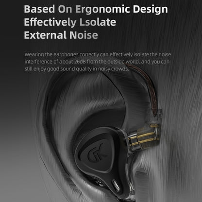 GK G5 1.25m Dynamic Subwoofer HiFi In-Ear Headphones, Style:Without Microphone(Silver) by bashfashion