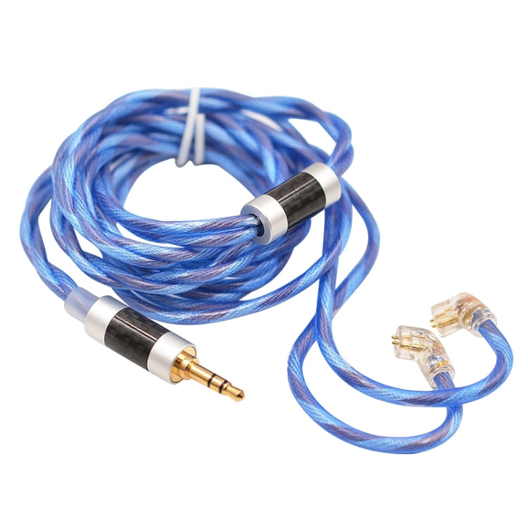 KZ 90-10 2Pin Interface 498 Core DIY Headphone Upgrade Cable,Length: 1.2m(Blue) by KZ