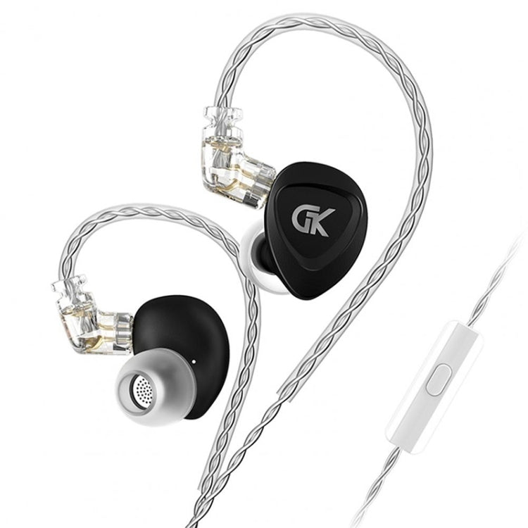 GK GSE Ten-Unit Coil Iron Subwoofer HIFI In-Ear Headphones(With Microphone) by bashfashion