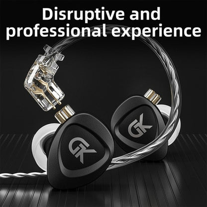 GK GSE Ten-Unit Coil Iron Subwoofer HIFI In-Ear Headphones(With Microphone) by bashfashion