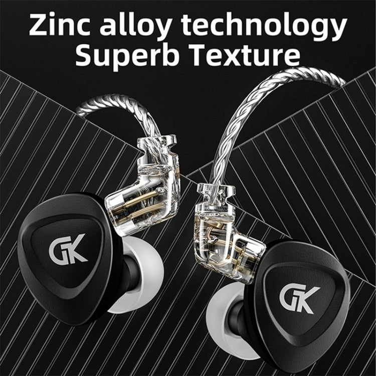 GK GSE Ten-Unit Coil Iron Subwoofer HIFI In-Ear Headphones(With Microphone) by bashfashion