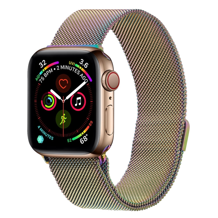 Milanese Stainless Steel Watch Band For Apple Watch Ultra 49mm&Watch Ultra 2 49mm / Series 9&8&7 45mm / SE 3&SE 2&6&SE&5&4 44mm / 3&2&1 42mm(Colorful) by bashfashion