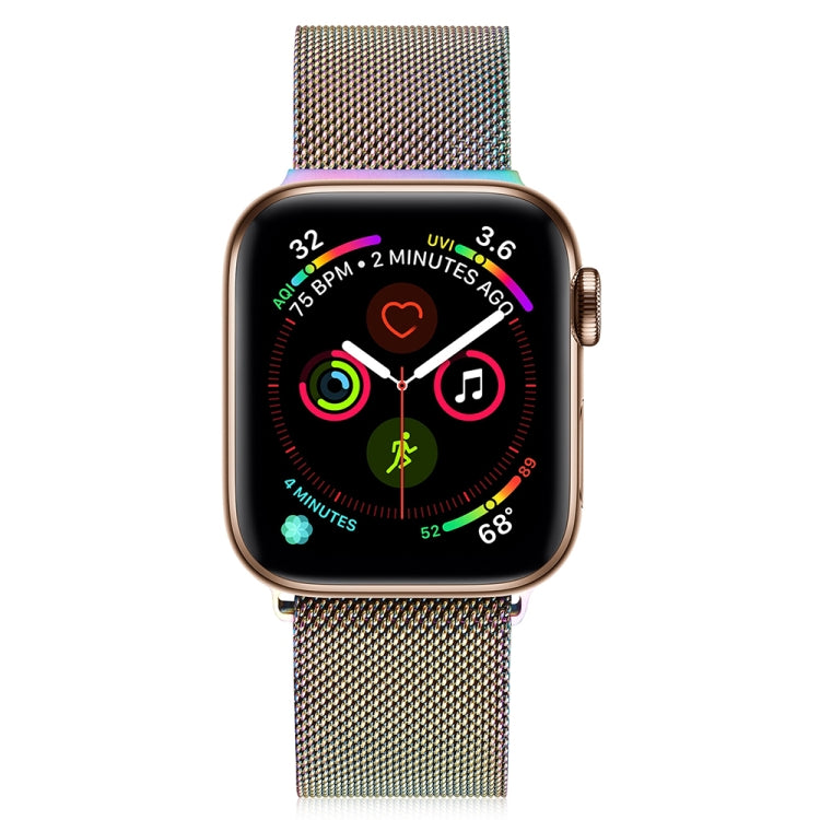 Milanese Stainless Steel Watch Band For Apple Watch Ultra 49mm&Watch Ultra 2 49mm / Series 9&8&7 45mm / SE 3&SE 2&6&SE&5&4 44mm / 3&2&1 42mm(Colorful) by bashfashion