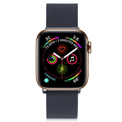 Milanese Stainless Steel Watch Band For Apple Watch Ultra 49mm&Watch Ultra 2 49mm / Series 9&8&7 45mm / SE 3&SE 2&6&SE&5&4 44mm / 3&2&1 42mm(Champagne Gold) by bashfashion