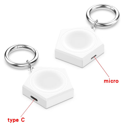 For Huawei Watch 3 / Watch 3 Pro / GT2 Pro / GT2 Pro ECG / Watch Buds Micro-USB Portable Universal Smart Watch Charger(White) by bashfashion