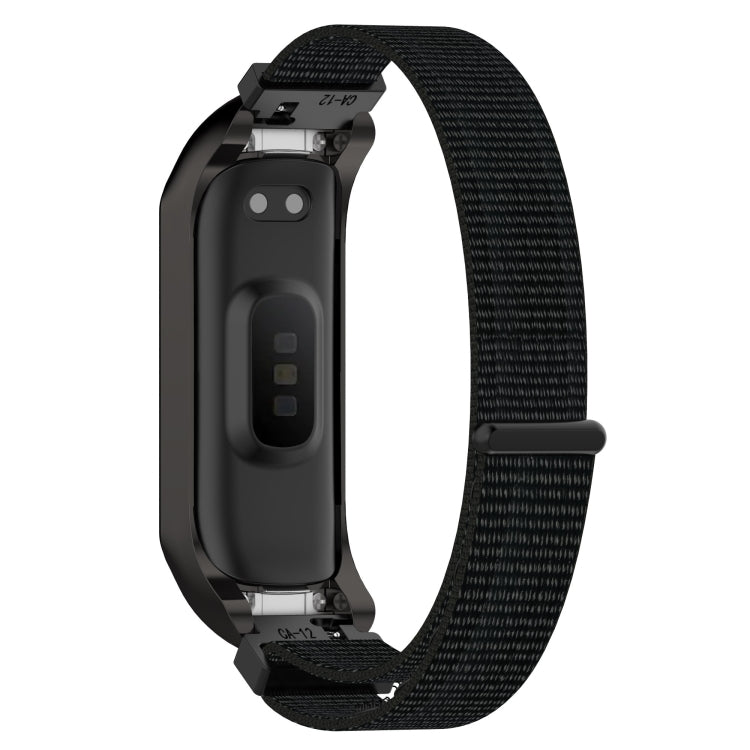For Samsung Galaxy Fit 2 SM-R220 Nylon Loop Watch Band(Black) by bashfashion