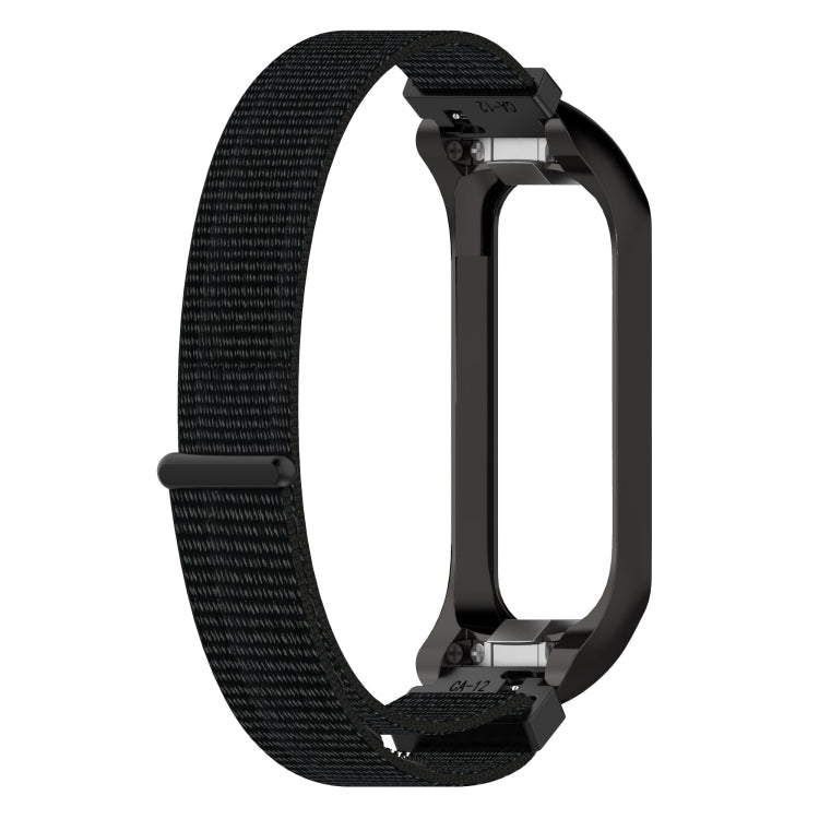 For Samsung Galaxy Fit 2 SM-R220 Nylon Loop Watch Band(Black) by bashfashion
