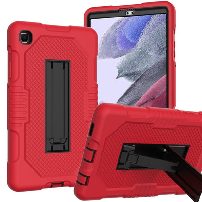 For Samsung Galaxy A7 Lite T220 Contrast Color Robot Shockproof Silicone + PC Tablet Case(Red Black) by bashfashion