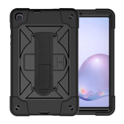 For Samsung Galaxy Tab A 8.4 T307 Contrast Color Robot Silicone + PC Tablet Case(Black) by bashfashion