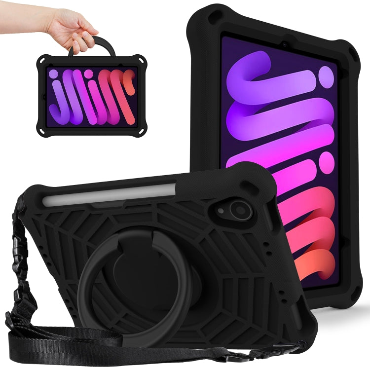 For iPad mini 2024 /mini 6 Spider King Silicone Protective Tablet Case(Black) by bashfashion