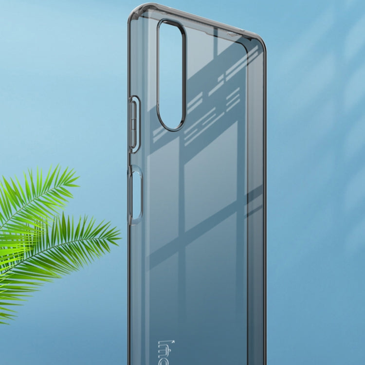 For Sony Xperia 10 IV IMAK UX-5 Series Transparent Shockproof TPU Protective Phone Case(Transparent Black) by imak