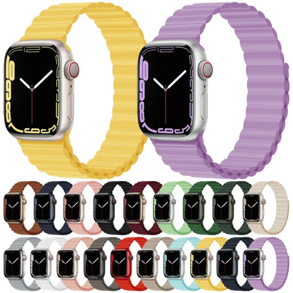 Silicone Magnet Watch Band For Apple Watch Ultra 49mm&Watch Ultra 2 49mm / Series 9&8&7 45mm / SE 3&SE 2&6&SE&5&4 44mm / 3&2&1 42mm(Grey) by bashfashion