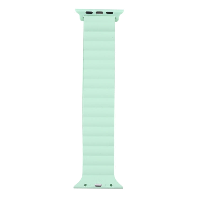 Silicone Magnet Watch Band For Apple Watch Ultra 49mm&Watch Ultra 2 49mm / Series 9&8&7 45mm / SE 3&SE 2&6&SE&5&4 44mm / 3&2&1 42mm(Starlight) by bashfashion