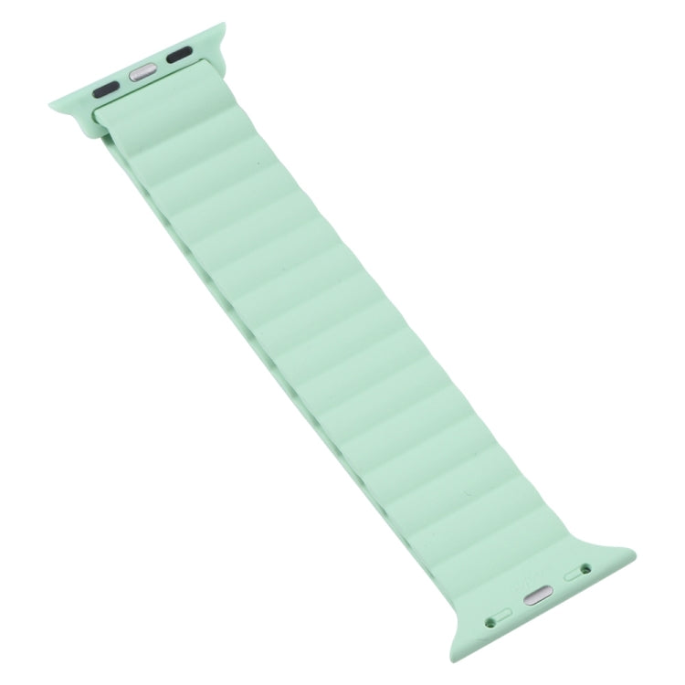 Silicone Magnet Watch Band For Apple Watch Ultra 49mm&Watch Ultra 2 49mm / Series 9&8&7 45mm / SE 3&SE 2&6&SE&5&4 44mm / 3&2&1 42mm(Grey) by bashfashion