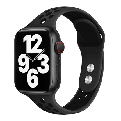 Double Nail Small Waist Watch Band For Apple Watch Ultra 49mm&Watch Ultra 2 49mm / Series 9&8&7 45mm / SE 3&SE 2&6&SE&5&4 44mm / 3&2&1 42mm(Dark Grey Black) by bashfashion