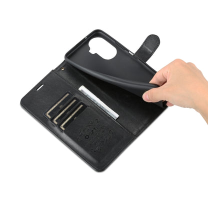 For Huawei Enjoy 50/Nova Y70/Nova Y70 Plus AZNS Sheepskin Texture Flip Leather Phone Case(Black) by AZNS