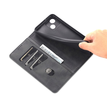 For Honor Play 30 AZNS Magnetic Calf Texture Flip Leather Phone Case(Black) by AZNS