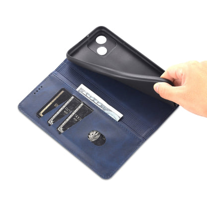 For Honor Play 30 AZNS Magnetic Calf Texture Flip Leather Phone Case(Dark Blue) by AZNS