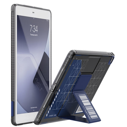 Mutural XingTu Series Tablet Case with Holder For iPad 10.2 2021 / 2020 / Pro 10.5 inch(Dark Blue) by Mutural