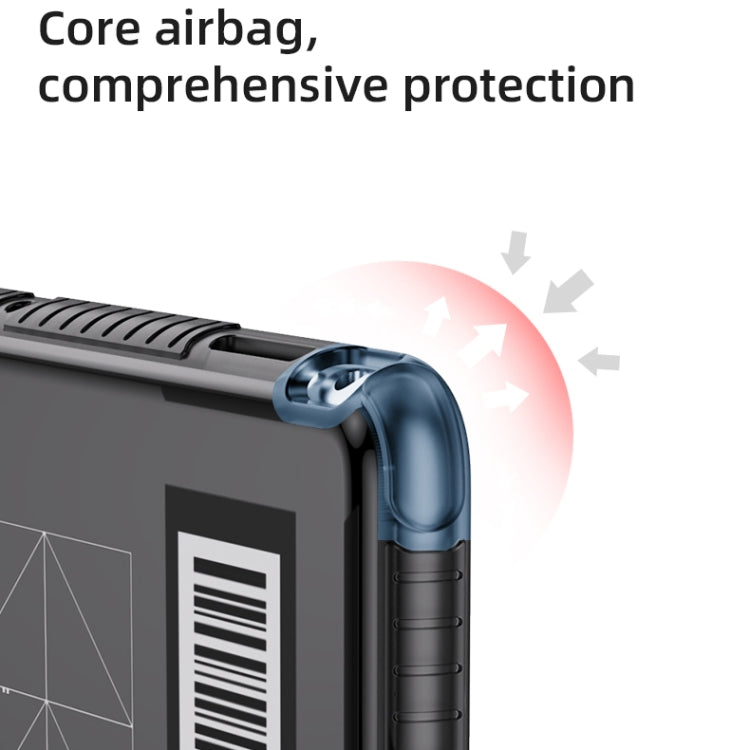 Mutural XingTu Series Tablet Case with Holder For iPad 10.2 2021 / 2020 / Pro 10.5 inch(Dark Blue) by Mutural