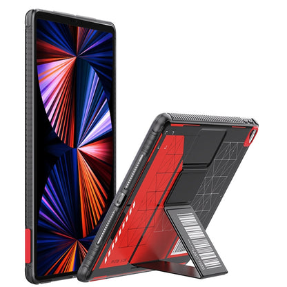 For iPad Pro 12.9 2022 / 2021 / 2020 Mutural XingTu Series Tablet Case with Holder(Red) by Mutural