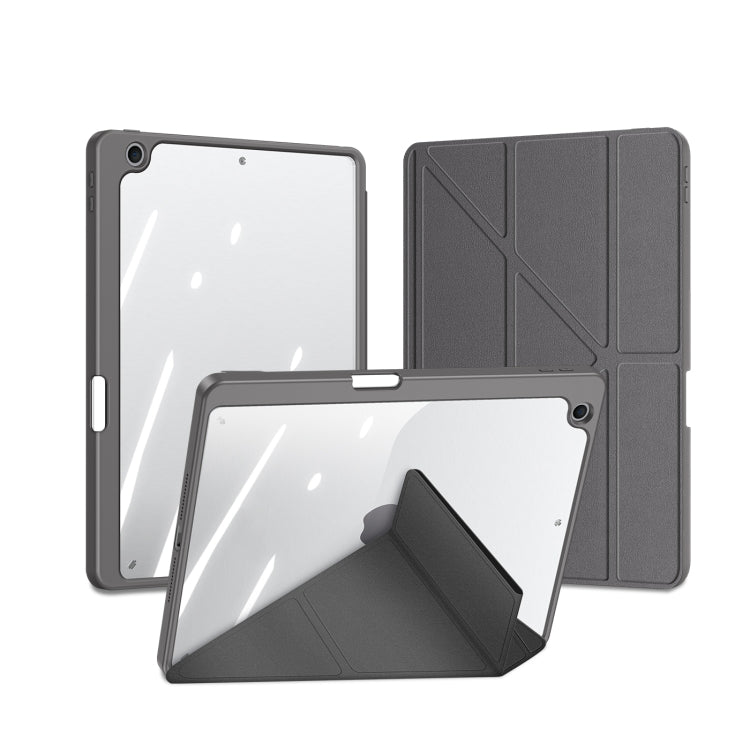 For iPad 10.2 2019/2020/2021 DUX DUCIS Magi Series Shockproof Tablet Case(Grey) by DUX DUCIS
