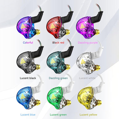 QKZ DMX Sports In-ear HIFI 3.5mm Wired Control Earphone with Mic(Transparent) by QKZ