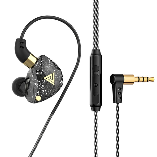 QKZ SK8 3.5mm Sports In-ear Dynamic HIFI Monitor Earphone with Mic(Black) by QKZ