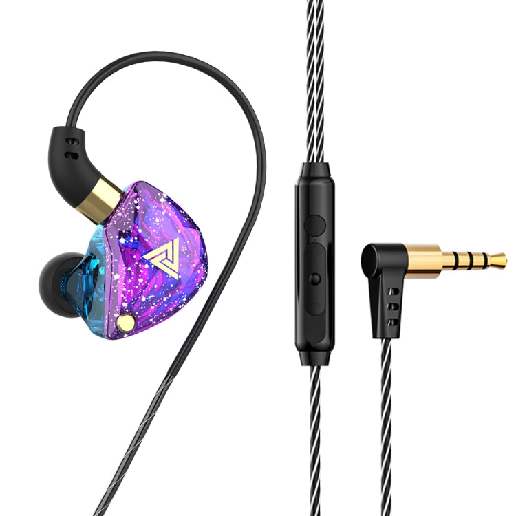 QKZ SK8 3.5mm Sports In-ear Dynamic HIFI Monitor Earphone with Mic(Colorful) by QKZ