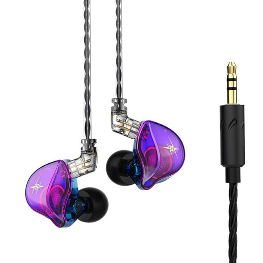 QKZ ZXT Sports In-ear Wired Control Plug HIFI Stereo Stage Monitor Earphone, Style:Standard Version(Colorful) by QKZ