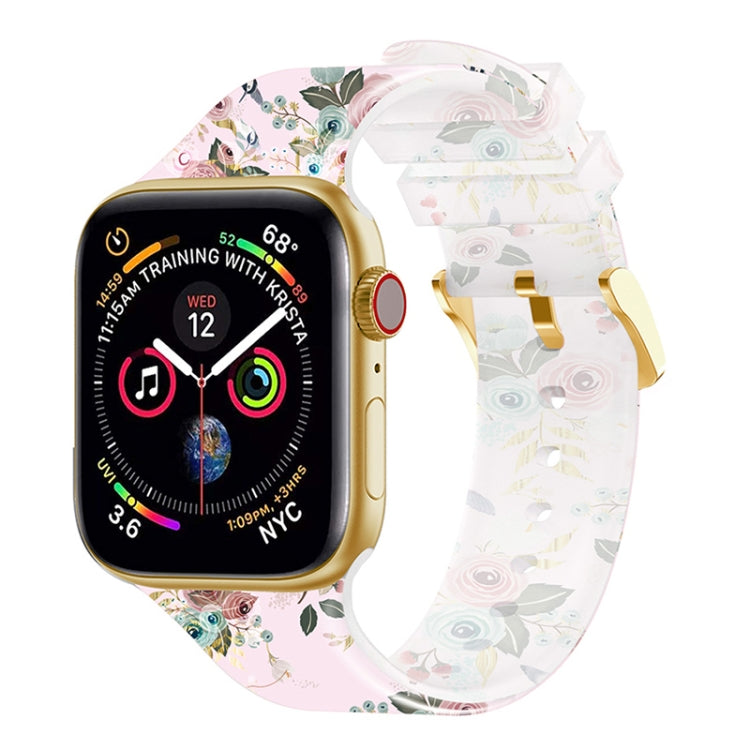 Square Buckle Transparent Watch Band For Apple Watch Ultra 49mm&Watch Ultra 2 49mm / Series 9&8&7 45mm / SE 3&SE 2&6&SE&5&4 44mm / 3&2&1 42mm(4) by bashfashion