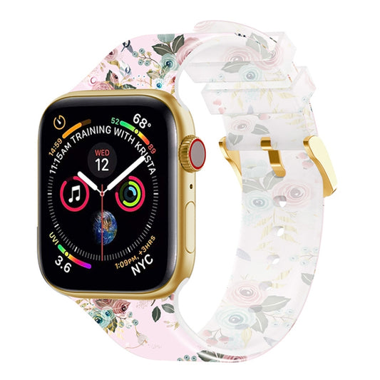 Square Buckle Transparent Watch Band For Apple Watch Ultra 49mm&Watch Ultra 2 49mm / Series 9&8&7 45mm / SE 3&SE 2&6&SE&5&4 44mm / 3&2&1 42mm(4) by bashfashion