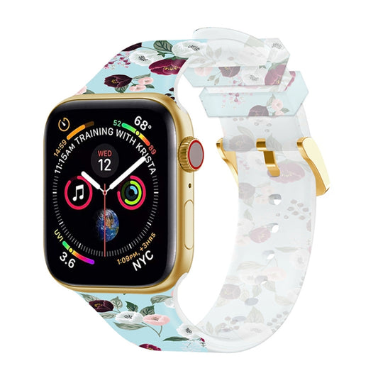 Square Buckle Transparent Watch Band For Apple Watch Ultra 49mm&Watch Ultra 2 49mm / Series 9&8&7 45mm / SE 3&SE 2&6&SE&5&4 44mm / 3&2&1 42mm(6) by bashfashion