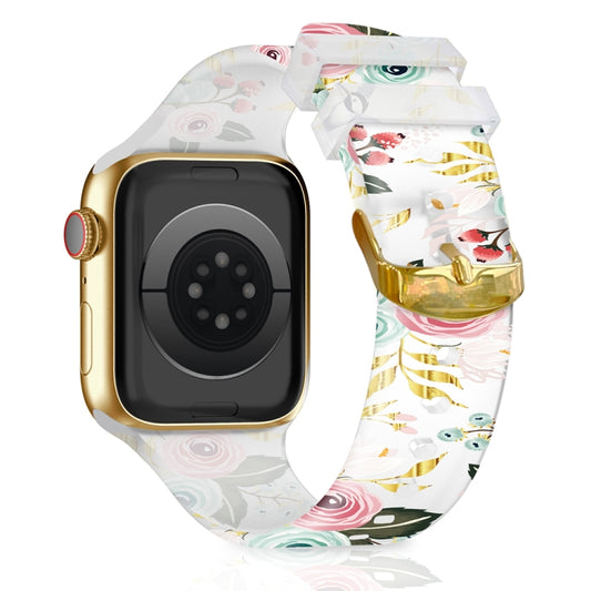 Square Buckle Transparent Watch Band For Apple Watch Ultra 49mm&Watch Ultra 2 49mm / Series 9&8&7 45mm / SE 3&SE 2&6&SE&5&4 44mm / 3&2&1 42mm(9) by bashfashion