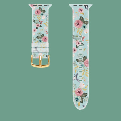 Square Buckle Transparent Watch Band For Apple Watch Ultra 49mm&Watch Ultra 2 49mm / Series 9&8&7 45mm / SE 3&SE 2&6&SE&5&4 44mm / 3&2&1 42mm(10) by bashfashion