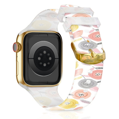 Square Buckle Transparent Watch Band For Apple Watch Series 9&8&7 41mm / SE 3&SE 2&6&SE&5&4 40mm / 3&2&1 38mm(3) by bashfashion