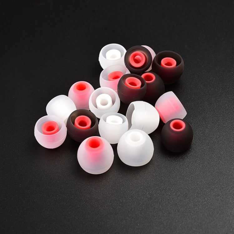 QKZ GJES 6-in-1 In-Ear Earphone Silicone Ear Caps(White Red) by QKZ