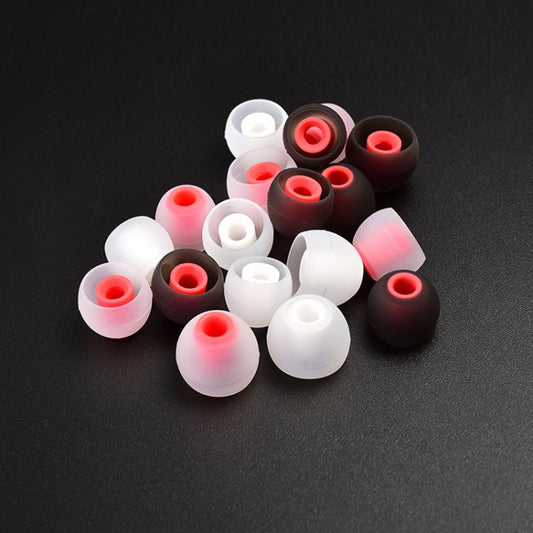 QKZ GJES 6-in-1 In-Ear Earphone Silicone Ear Caps(White Red) by QKZ
