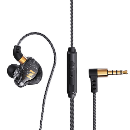 QKZ ZEN In-ear Subwoofer Wire-controlled Music Running Sports Earphone with Mic(Black) by QKZ
