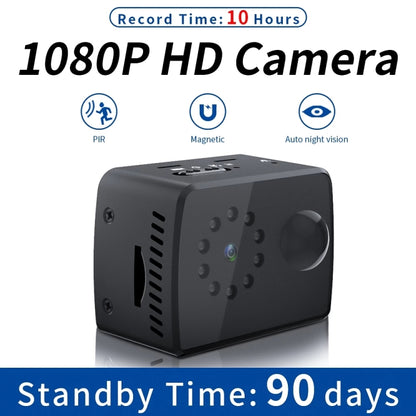 MD20 Mini 1080P HD Camcorder Night Vision PIR Motion Action Micro Camera(Black) by bashfashion