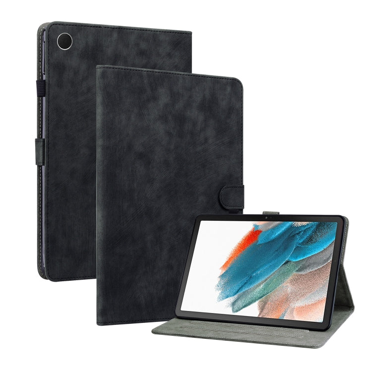 For Samsung Galaxy Tab А8 10.5 Wifi/LTE Tiger Pattern Flip Leather Tablet Case(Black) by bashfashion
