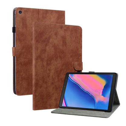 For Samsung Galaxy Tab A 8.0 2019 Tiger Pattern Flip Leather Tablet Case(Brown) by bashfashion