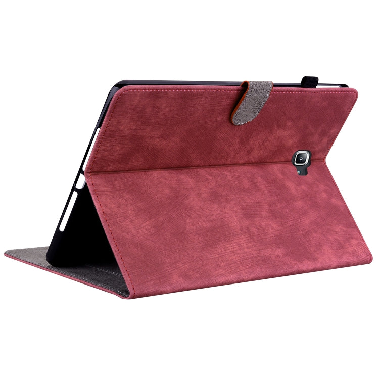 For Samsung Galaxy Tab A 10.1 2016/T580/T585 Tiger Pattern Flip Leather Tablet Case(Red) by bashfashion